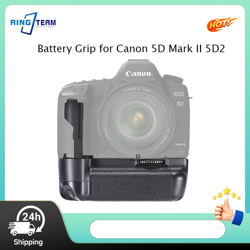 Camera Battery Grip - BG-E6 ด้ามจับแบตเตอรี่แนวตั้งสำหรับแคนนอน EOS 5D Mark II
