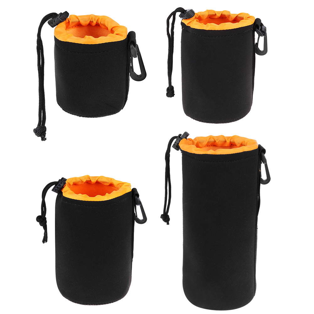 Lens Case Pouch - กระเป๋าใส่เลนส์กล้องนีโอพรีนแบบนุ่มกันน้ำพร้อมเชือกรูด
