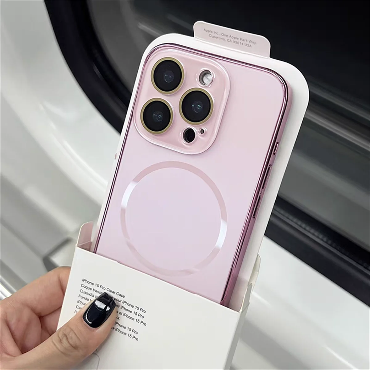 Lens Case Pouch - Luxury AG นาโนเมตร Frosted สําหรับ Magsafe