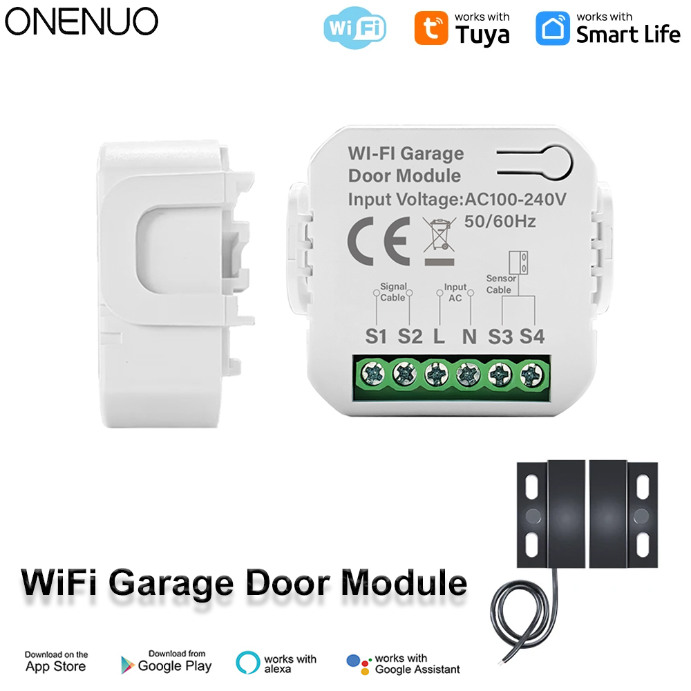 Remote Shutter Release - สวิตช์ประตูโรงรถอัจฉริยะ Tuya WiFi ควบคุมการเปิด-ปิดประตูผ่านแอป Smart Life