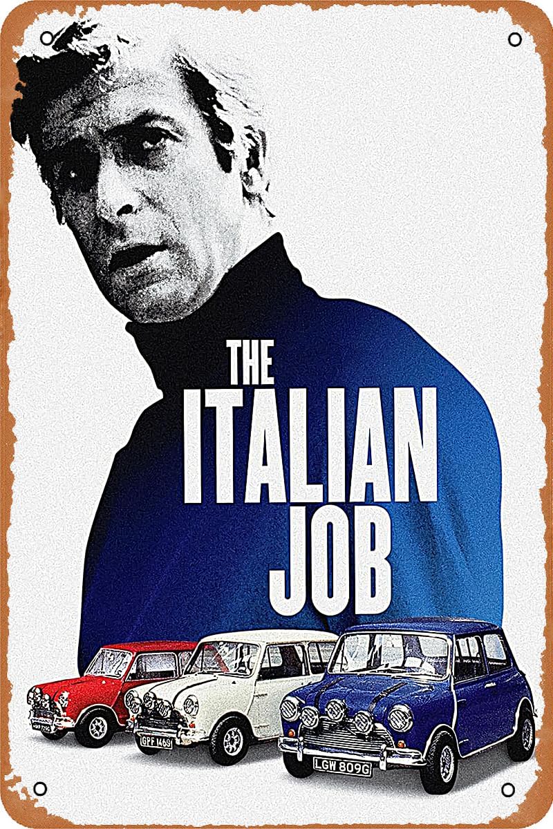 Photography Job - ป้ายโลหะสไตล์โปสเตอร์ภาพยนตร์ The Italian Job สำหรับตกแต่งผนัง