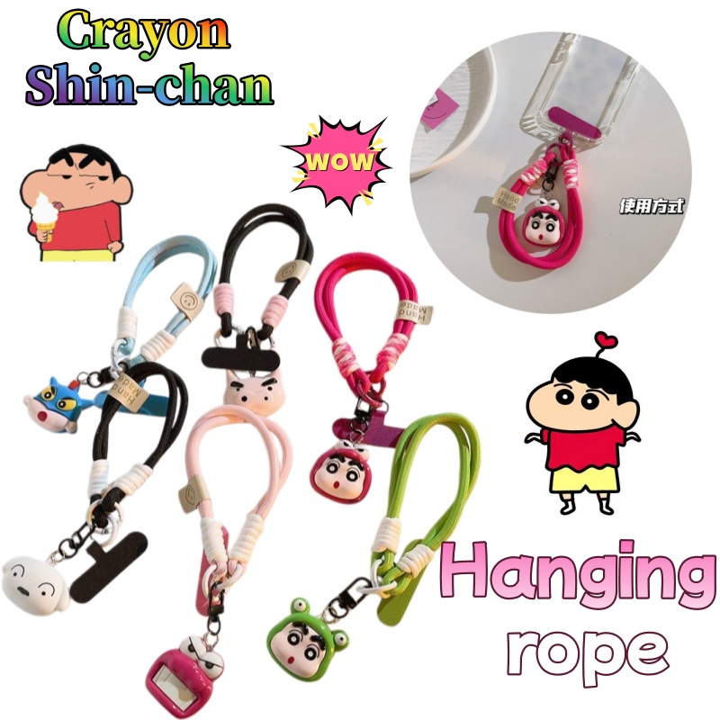 Camera Wrist Strap - ตุ๊กตาจระเข้ชิโร่จากเรื่องเครยอนชินจัง สายคล้องโทรศัพท์ สายคล้องกล้อง อุปกรณ์ตกแต่งกระเป๋า เคสโทรศัพท์ สายคล้องข้อมือ