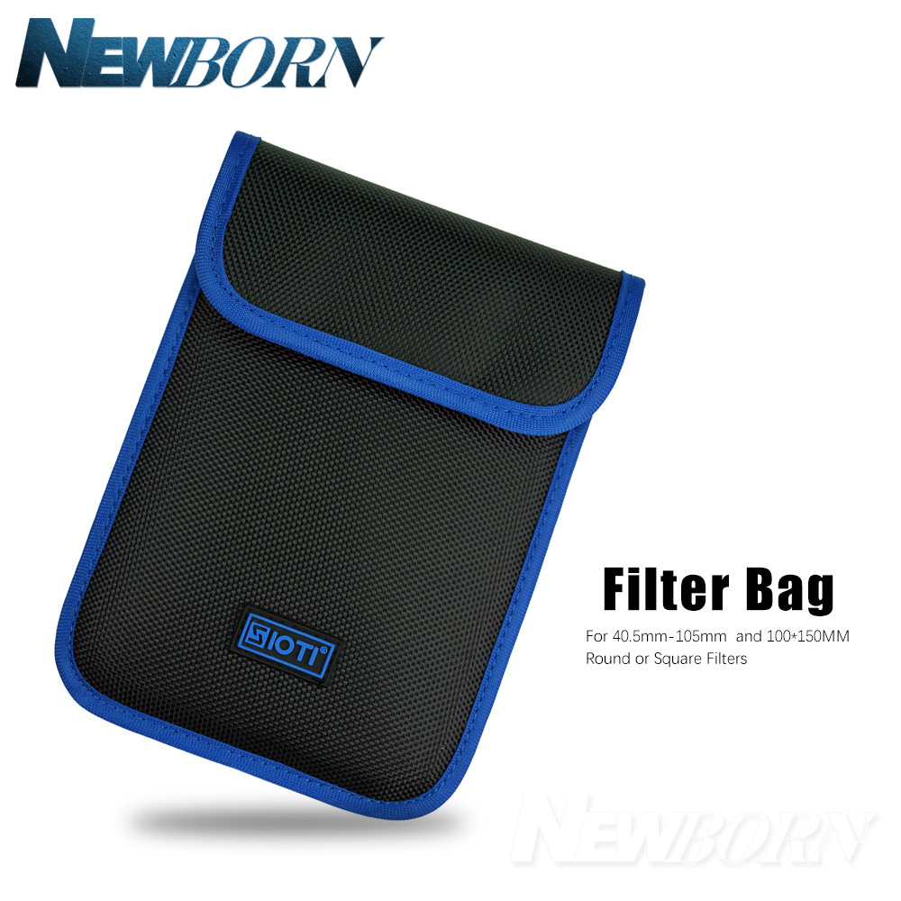 Lens Case Pouch - เคสกรองเลนส์กระเป๋าเข็มขัดสำหรับ 40.5 มม.-105 มม.กลมหรือสี่เหลี่ยมตัวกรองและตัวกรอง 100*150 มม.ถุงกรอง