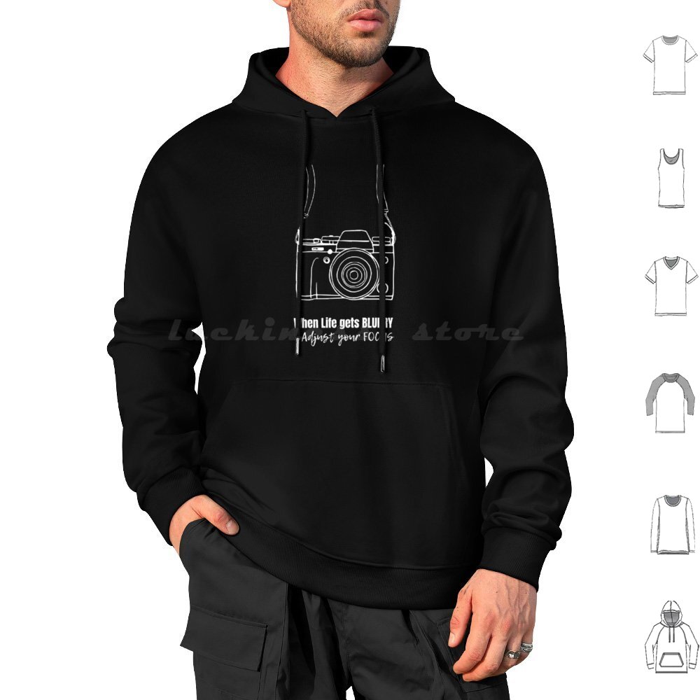 Photography Quotes - เสื้อฮู้ดดี้ลายภาพถ่าย ดีไซน์สร้างแรงบันดาลใจ ผ้าฝ้าย แขนยาว ข้อความสร้างแรงบันดาลใจ คำคม