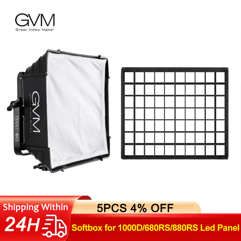 Video Led Light Panel - GVM ซอฟท์บ็อกซ์ดิฟฟิวเซอร์สำหรับไฟวิดีโอ LED รุ่น 1000D/680RS/880RS