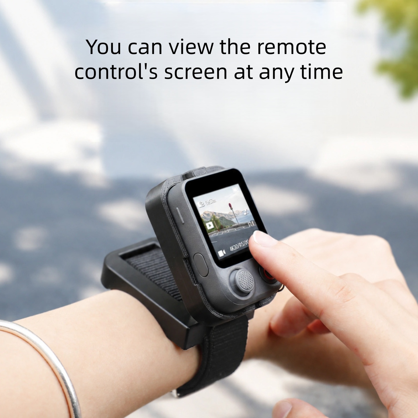 Camera Battery Grip - ที่ยึดรีโมทคอนโทรลสำหรับ DJI Pocket 4 Pro/Mobile 8P
