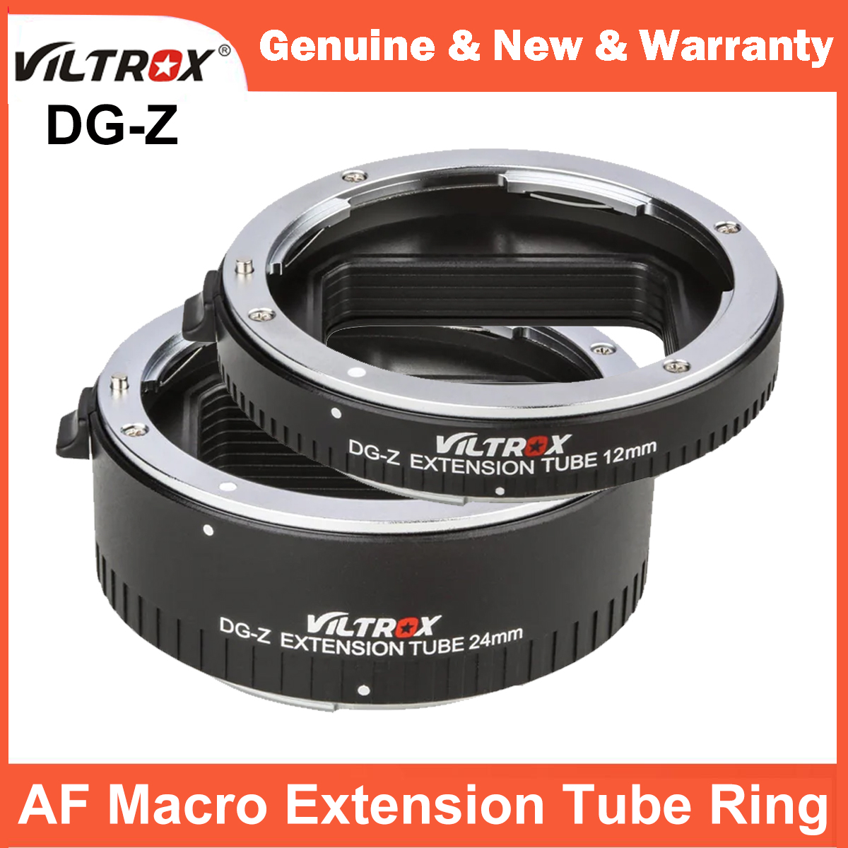 Macro Extension Tube - วงแหวนขยายมาโคร Viltrox DG-Z แบบออโต้โฟกัส AF ขนาด