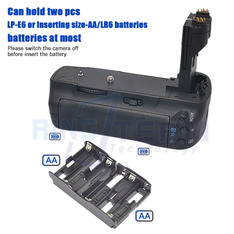 BG-E6 ด้ามจับแบตเตอรี่แนวตั้งส - Camera Battery Grip บทวิจารณ์และราคา