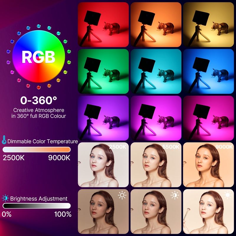 ไฟวิดีโอ ULANZI LT002 RGB, ไฟ  - Video Led Light Panel บทวิจารณ์และราคา