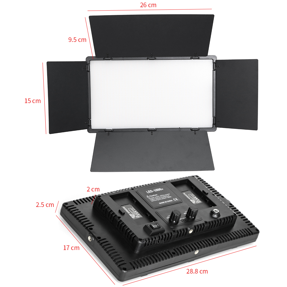ไฟ LED สำหรับสตูดิโอถ่ายภาพ U8 - Video Led Light Panel บทวิจารณ์และราคา