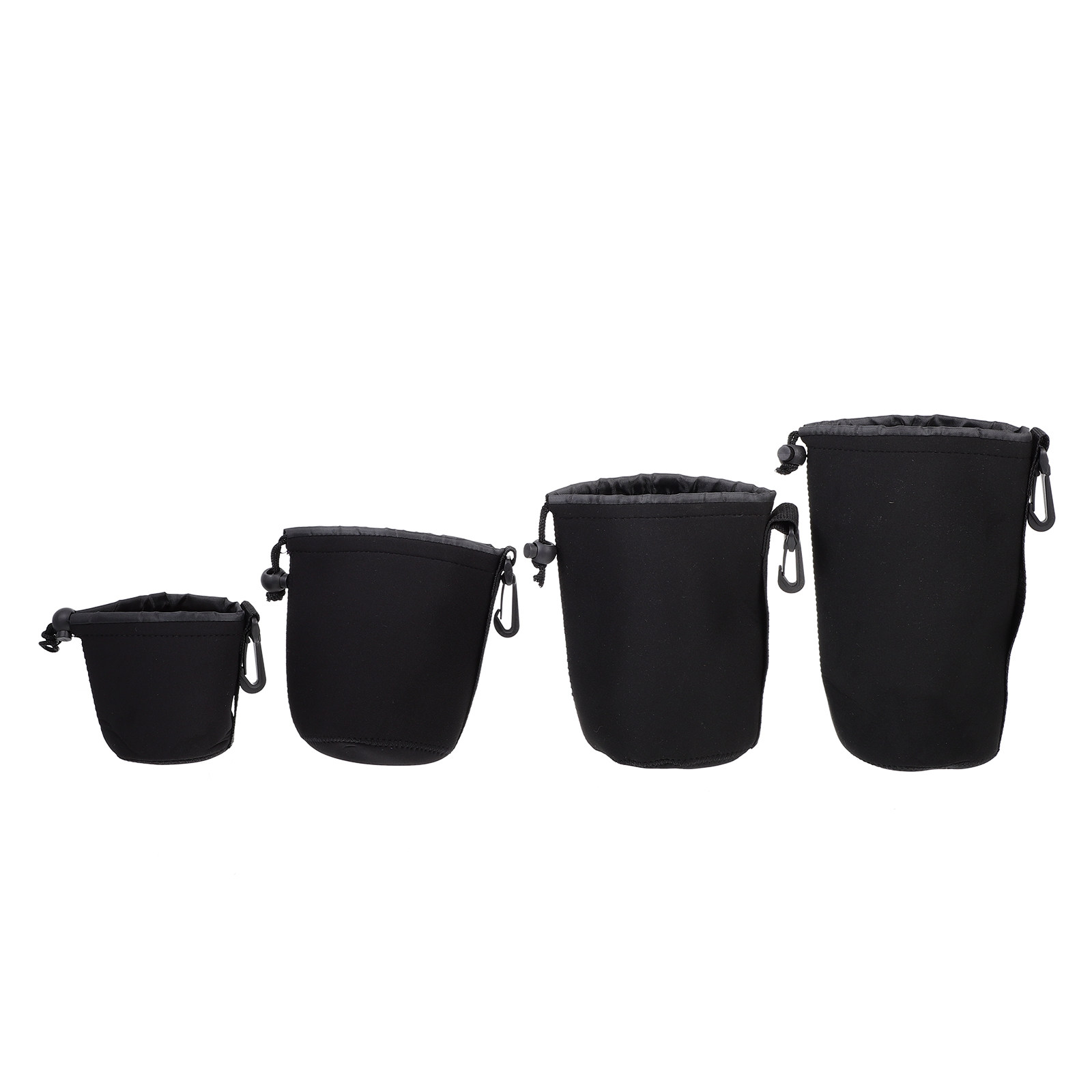 4 ชิ้น ที่ป้องกันเลนส์กล้อง กร - Lens Case Pouch บทวิจารณ์และราคา
