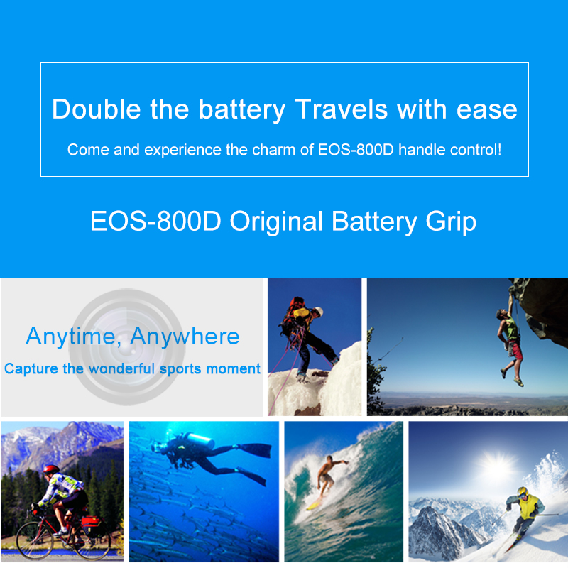 BG-800D แบตเตอรี่กริปแนวตั้งสำ - Camera Battery Grip บทวิจารณ์และราคา
