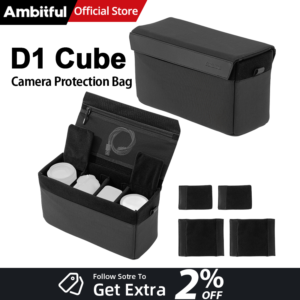 AMBITFUL D1 คิวบ์กระเป๋ากล้อง  - Lens Case Pouch บทวิจารณ์และราคา