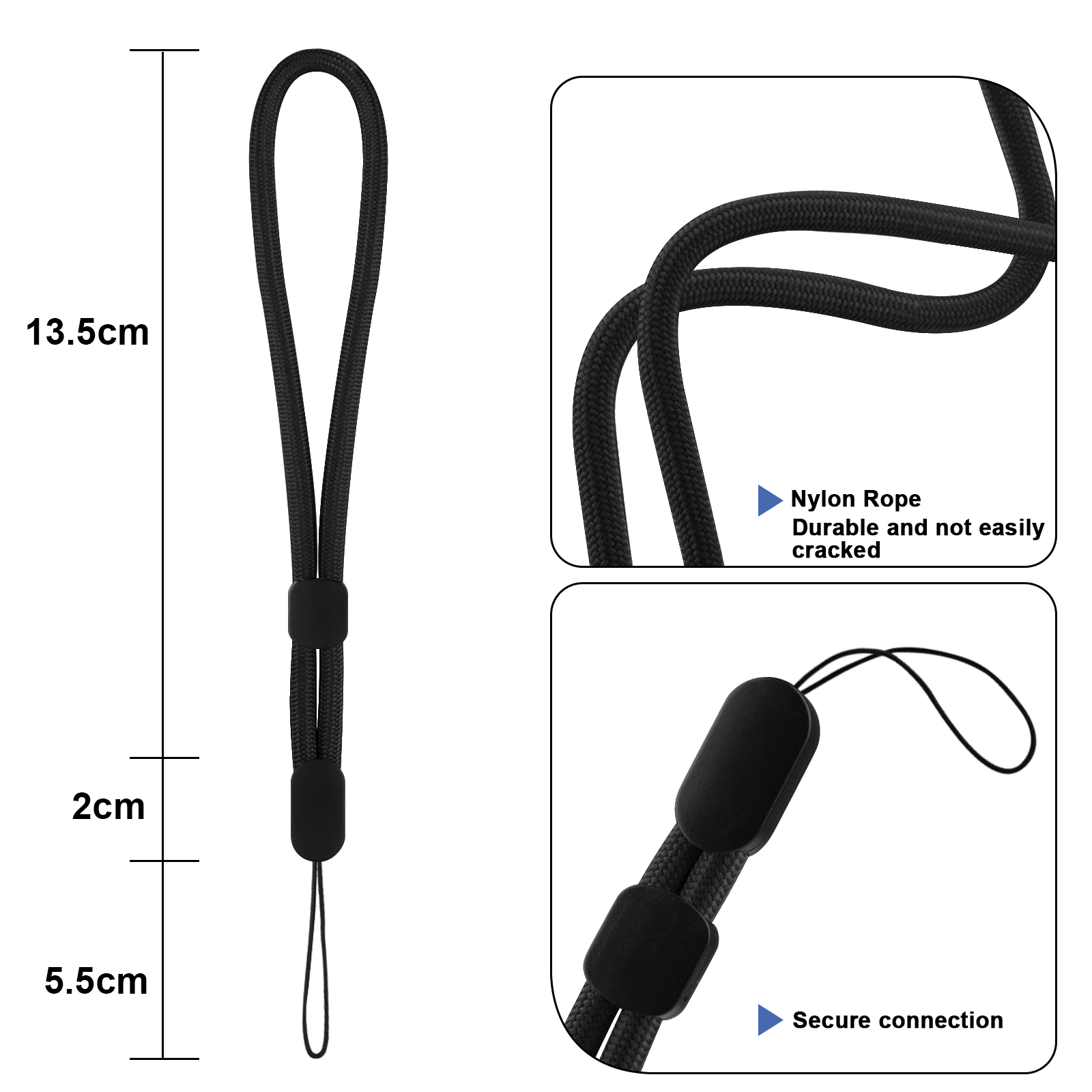 สายคล้องข้อมือไนลอน 6 ชิ้น/ชุด - Camera Wrist Strap บทวิจารณ์และราคา