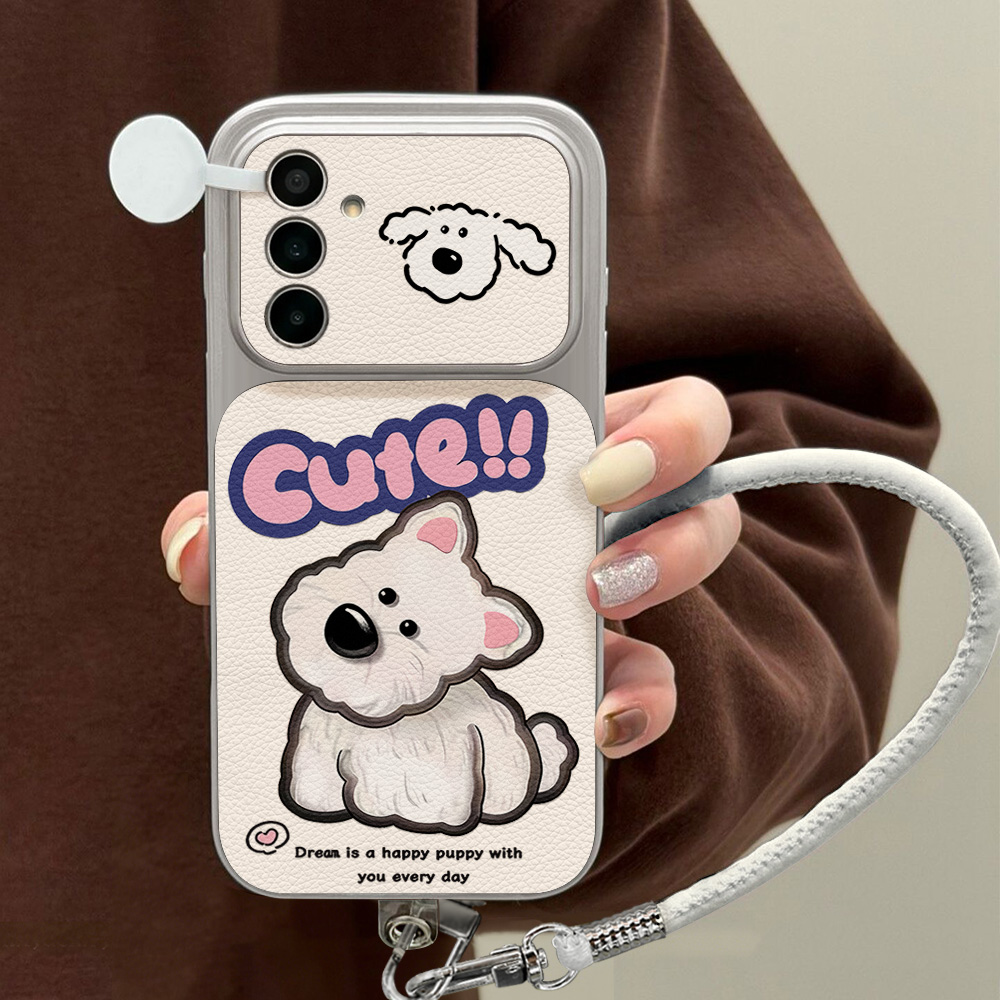 เคสโทรศัพท์ลายการ์ตูนสุนัขน่าร - Camera Wrist Strap บทวิจารณ์และราคา