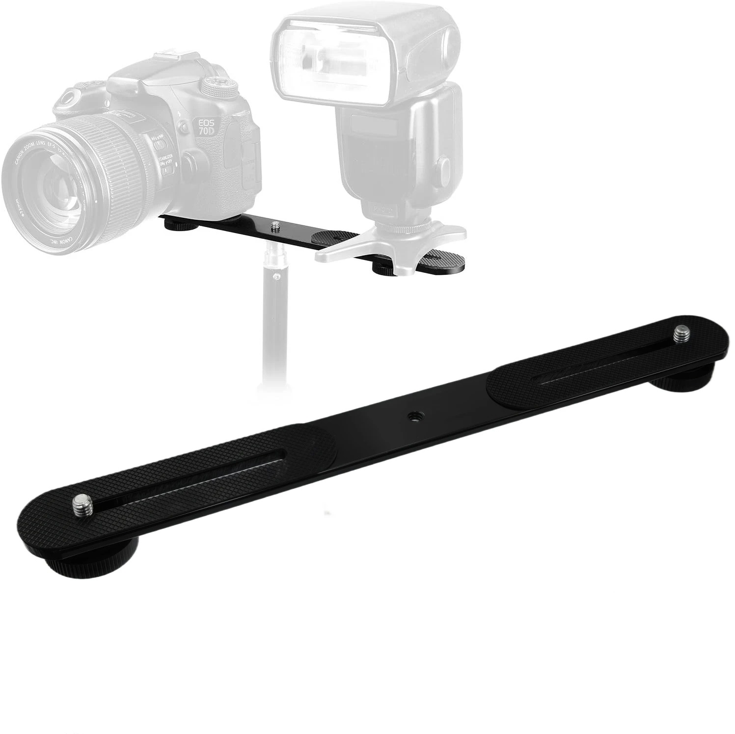 ขายึดแฟลชแบบ Dual Hot Shoe ทำจ - Hot Shoe Adapter บทวิจารณ์และราคา