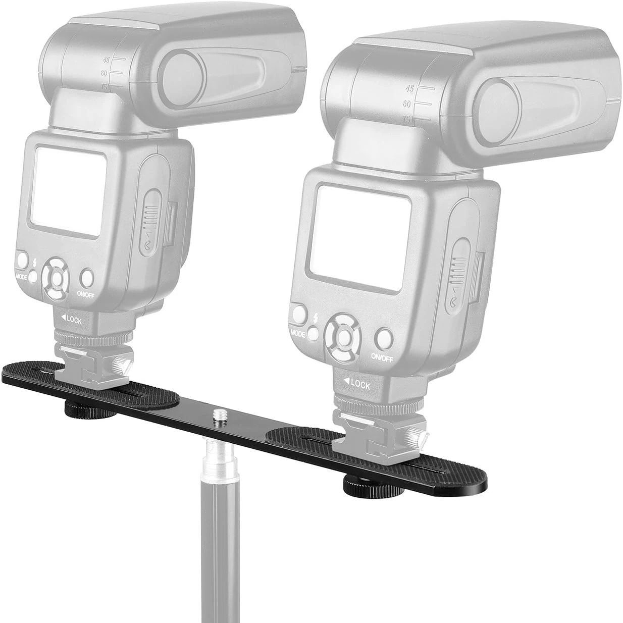 ขายึดแฟลชแบบ Dual Hot Shoe ทำจ - Hot Shoe Adapter บทวิจารณ์และราคา