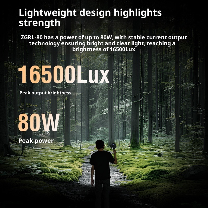 ไฟวิดีโอ LED COB ZGRL80 80W แบ - Camera Battery Grip บทวิจารณ์และราคา