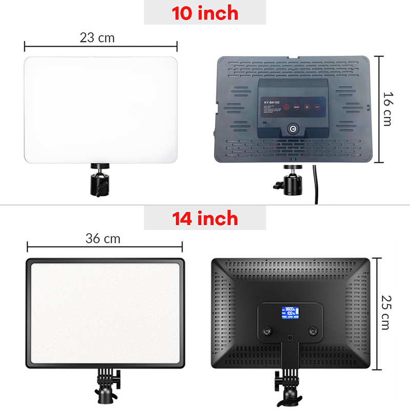 ไฟ LED วิดีโอขนาด 14 นิ้ว 10 น - Video Led Light Panel บทวิจารณ์และราคา