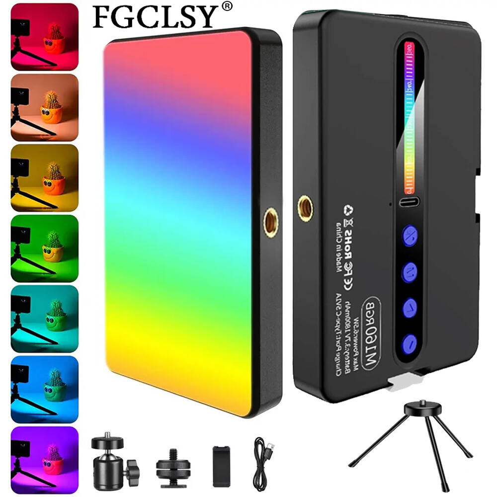 ไฟกล้อง LED RGB ชุดไฟวิดีโอสีเ - Video Led Light Panel บทวิจารณ์และราคา