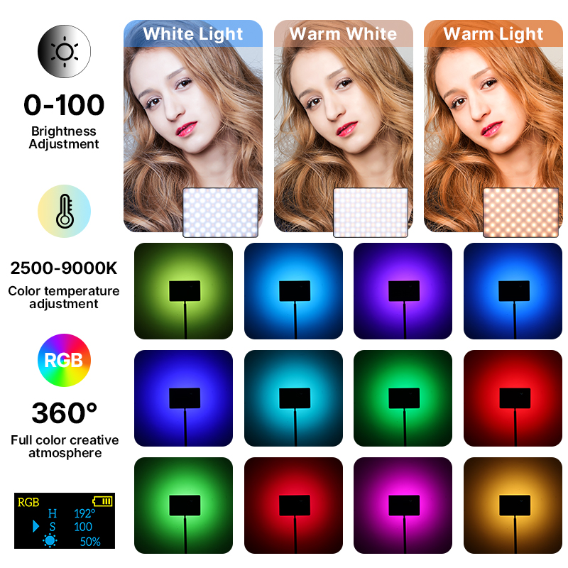 Ulanzi ไฟวิดีโอ RGB 15W LT003แ - Video Led Light Panel บทวิจารณ์และราคา