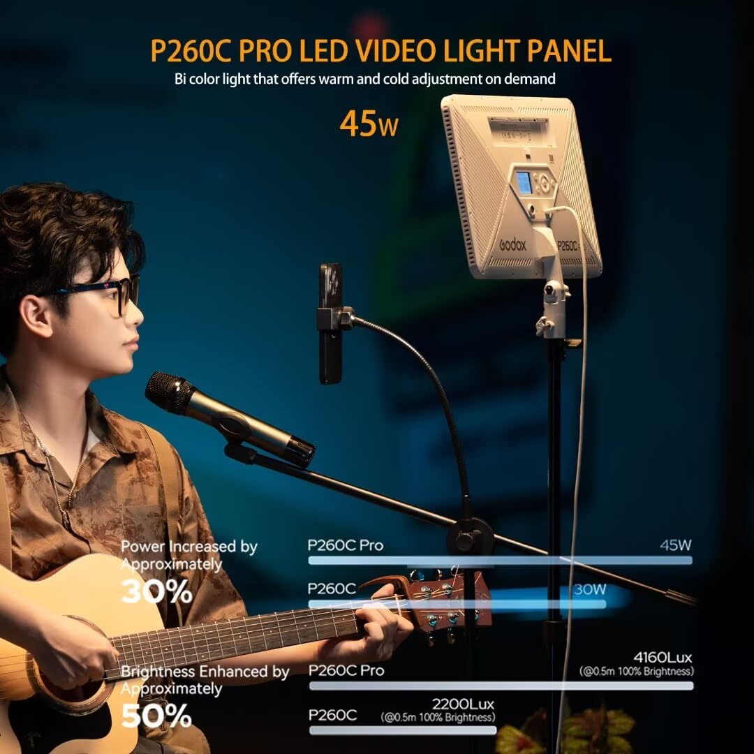 Godox P260C Pro LED Video Ligh - Video Led Light Panel บทวิจารณ์และราคา
