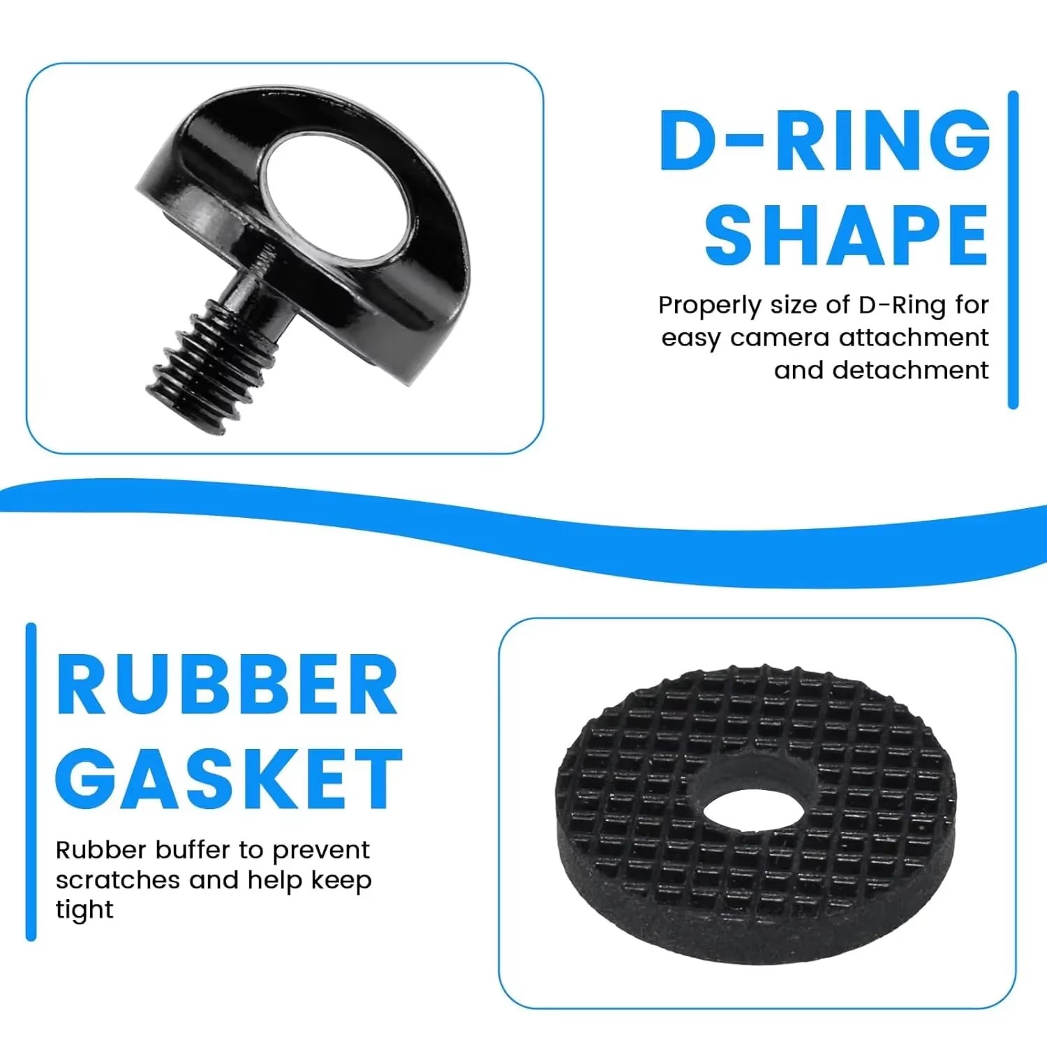 สกรูกล้องอเนกประสงค์ขนาด 1/4 น - Camera Wrist Strap บทวิจารณ์และราคา
