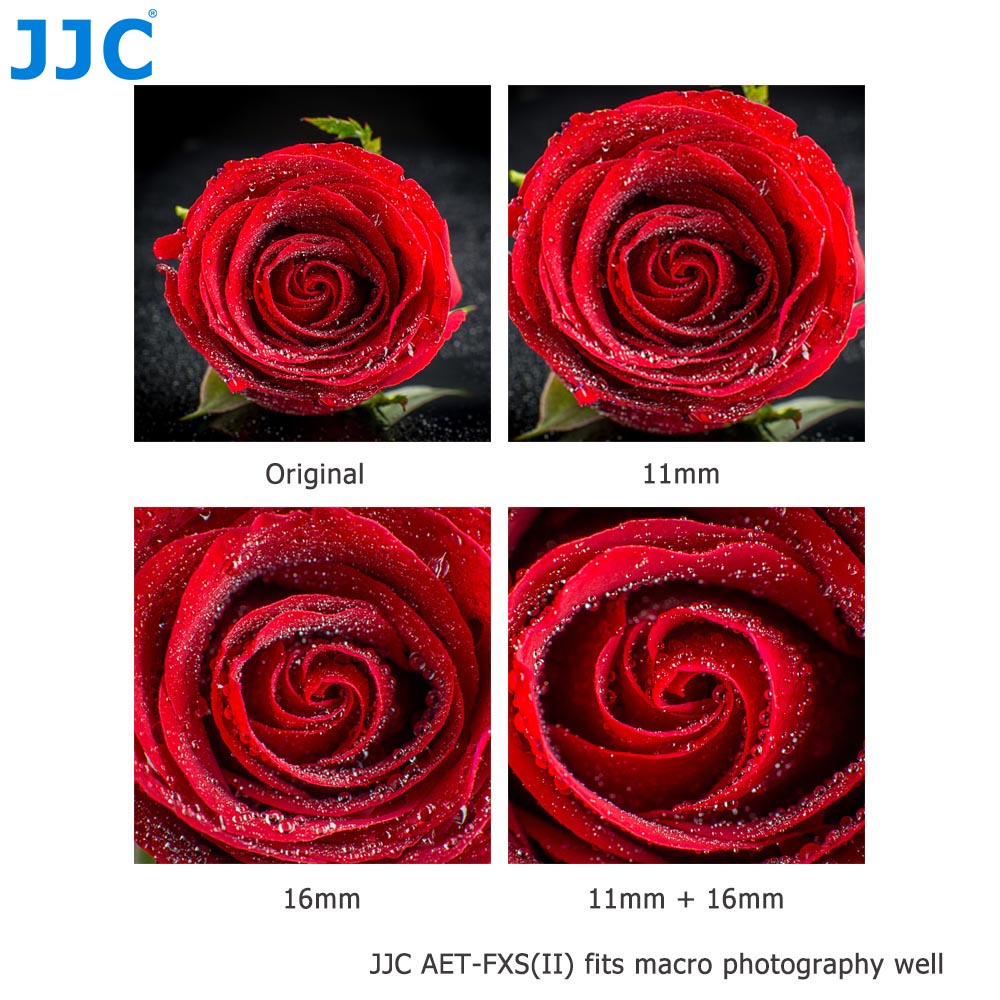 ชุดอุปกรณ์ขยายระยะมาโคร JJC X  - Macro Extension Tube บทวิจารณ์และราคา