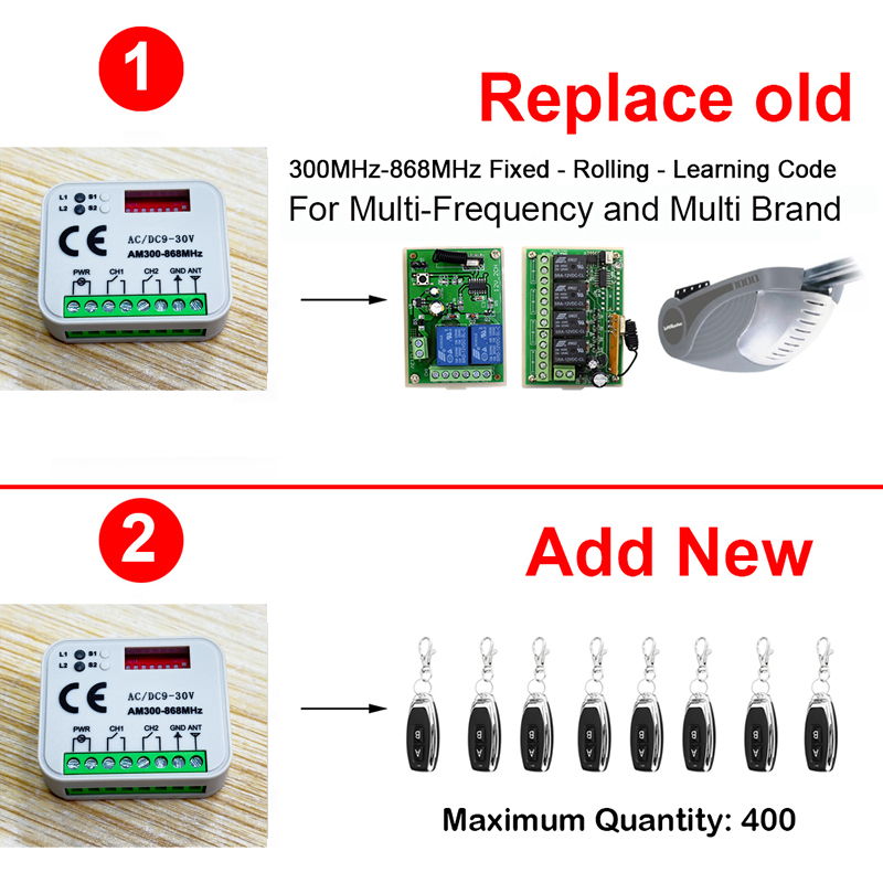 Universal โรงรถประตูรีโมทคอนโท - Remote Shutter Release บทวิจารณ์และราคา