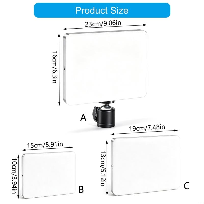 USB LED โทรศัพท์เติมแสงด้วย 3  - Video Led Light Panel บทวิจารณ์และราคา