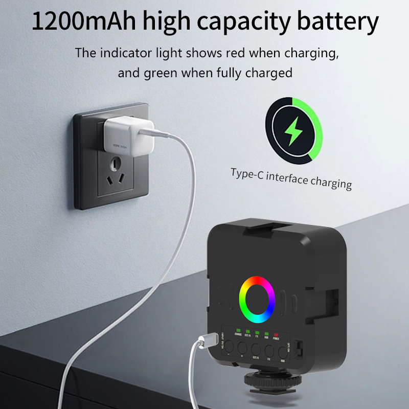 ไฟวิดีโอ RGB ขนาดเล็กแบบพกพา 6 - Hot Shoe Adapter บทวิจารณ์และราคา