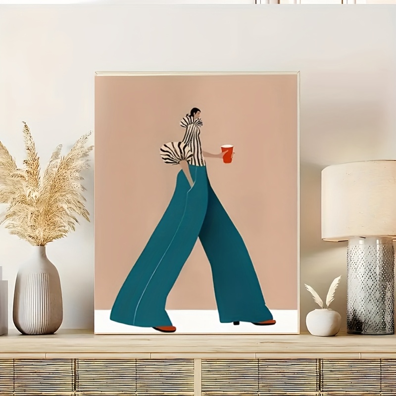 แฟชั่นกางเกงสีฟ้าผู้หญิงโปสเตอ - Photography Trend บทวิจารณ์และราคา