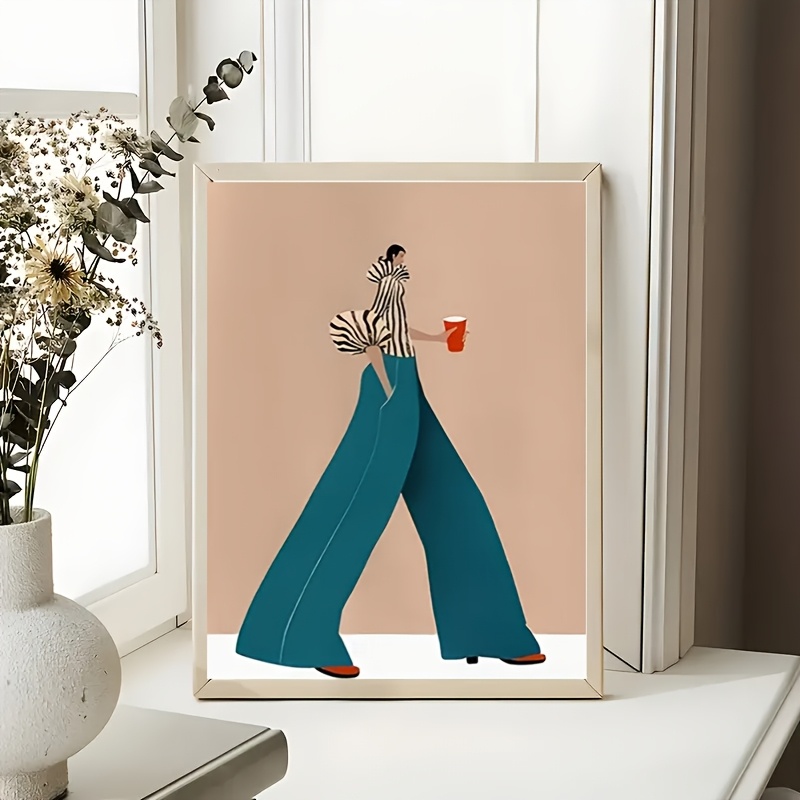 แฟชั่นกางเกงสีฟ้าผู้หญิงโปสเตอ - Photography Trend บทวิจารณ์และราคา