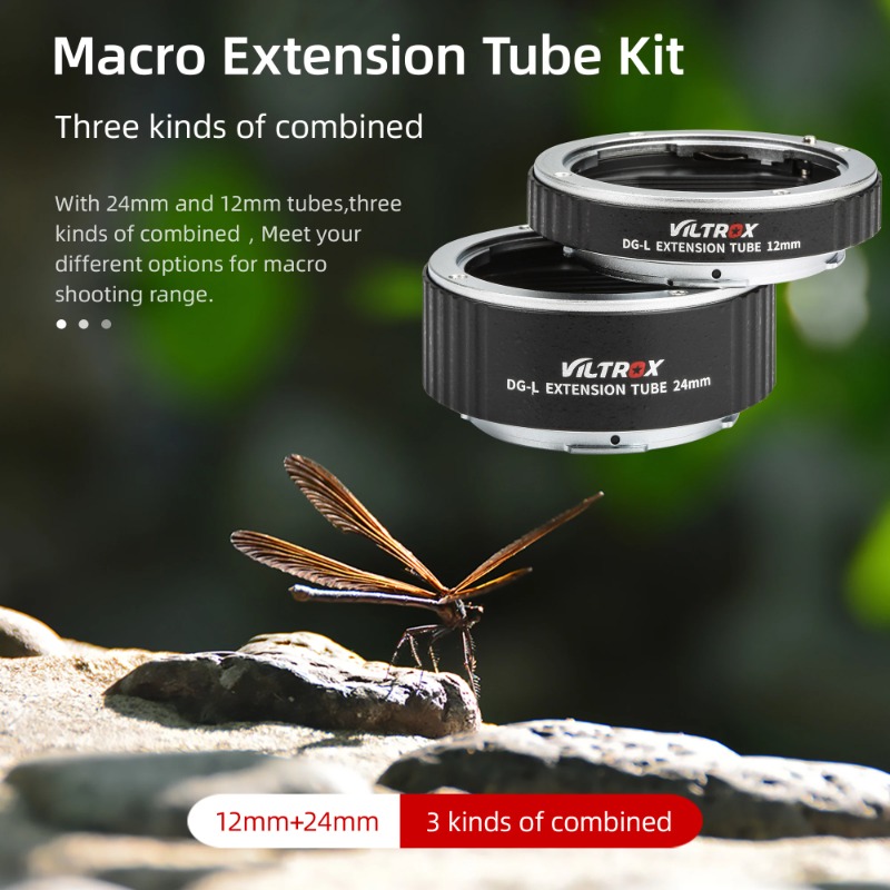 Viltrox DG-L ออโต้โฟกัสมาโครส่ - Macro Extension Tube บทวิจารณ์และราคา