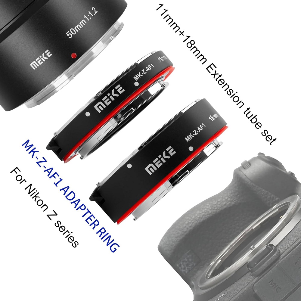 Meike MK-Z-AF1 โลหะ Auto Focus - Macro Extension Tube บทวิจารณ์และราคา